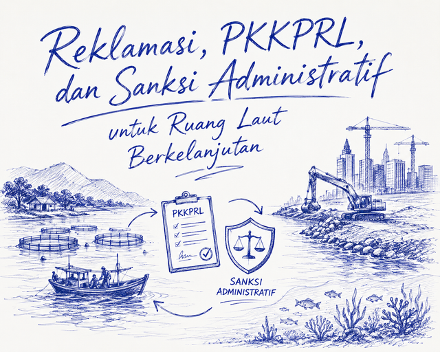 Ilustrasi reklamasi pesisir (Gambar: Moh Nur Nawawi)