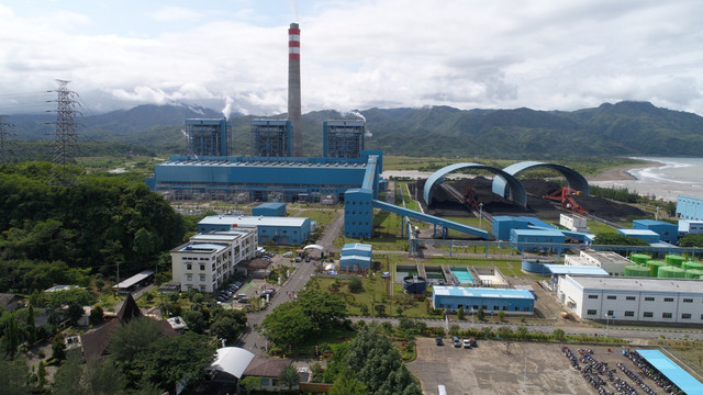 PLTU Pelabuhan Ratu yang dioperasikan PLN IP. Foto: PLN IP
