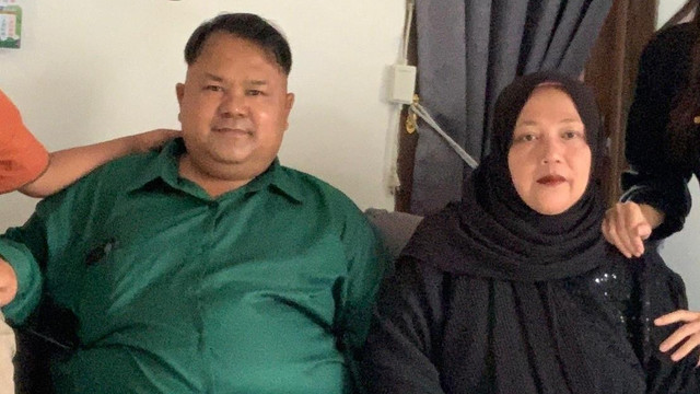 Pasangan suami istri tersangka Abas (44), dan Aisah (46). Foto: Dok.Unit PPA Satreskrim Polres Cianjur