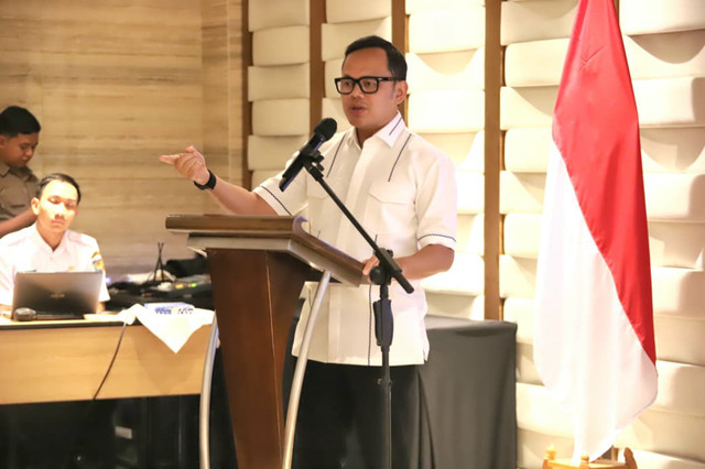 Wamendagri Bima Arya saat membuka Pelatihan Design Thinking bagi ASN Pemerintah Kabupaten/Kota di Jakarta, Rabu (24/6/2026). Foto: Kemendagri RI