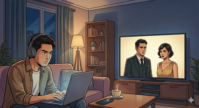 ilustrasi generaasi subtitle. Sumber: Gemini AI.