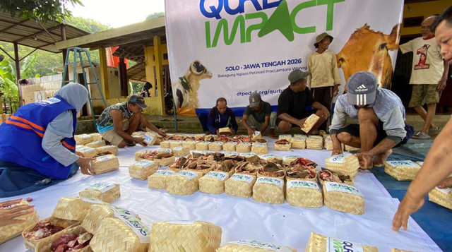 PT Likuid Pharmalab dan DT Peduli Solo Bahagiakan Warga Wonogiri lewat Qurban Impact (Sumber: DT Peduli)