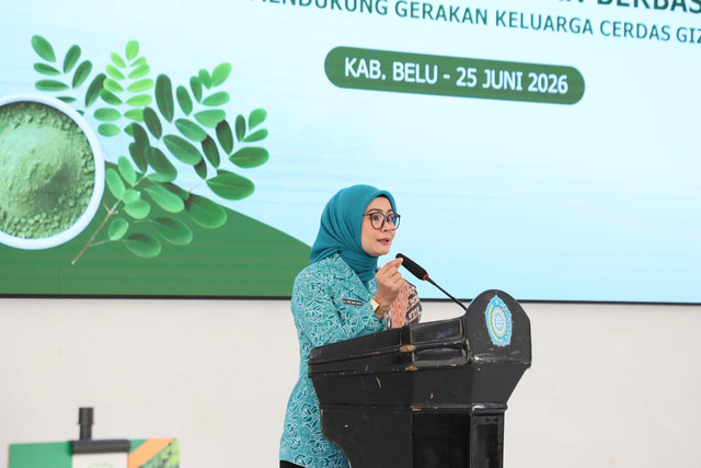 Staf Ahli TP PKK Yane Ardian dorong kelor NTT jadi komoditas unggulan guna tingkatkan nilai gizi keluarga dan ekonomi, Kamis (25/6/2026). Foto: Dok. Kemendagri