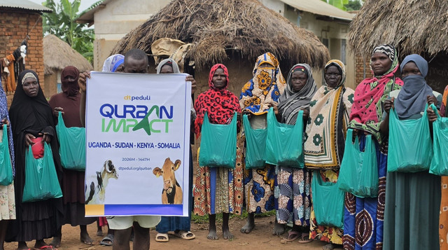 Qurban Impact DT Peduli Hadirkan Senyuman untuk Warga Muslim di Tabda dan Dhobley, Somalia (Sumber: DT Peduli)