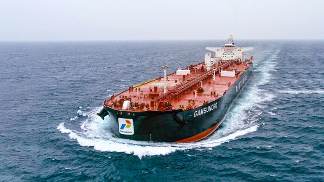 Kapal Gamsunoro milik Pertamina International Shipping dan posisi terakhirnya berdasarkan data AIS. Foto: Dok. Pertamina International Shipping