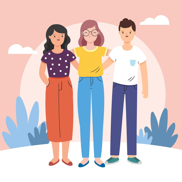 https://www.magnific.com/free-vector/youth-day-with-people-hugging-each-other_8807515.htm#fromView=search&page=1&position=2&uuid=ba65ae2e-153c-4a33-aa9b-10d5f1ba55ab&query=1+laki+laki+2+perempuan