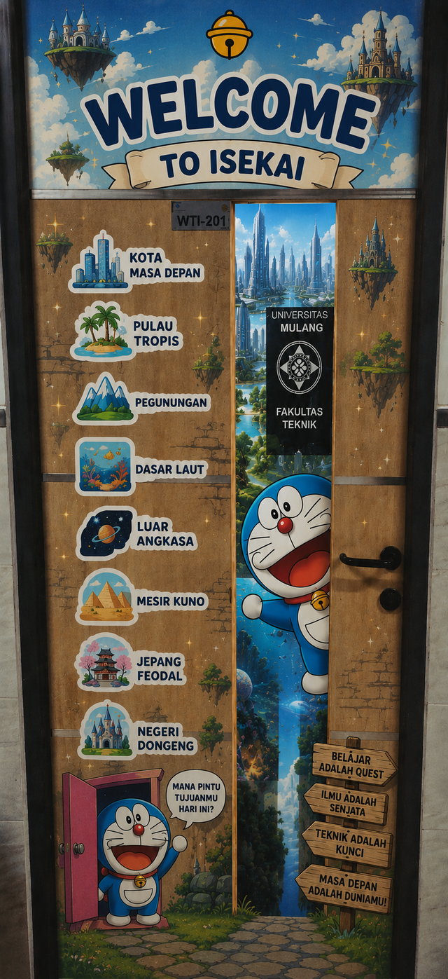 ilustrasi foto pintu Doraemon sumber bikin sendiri