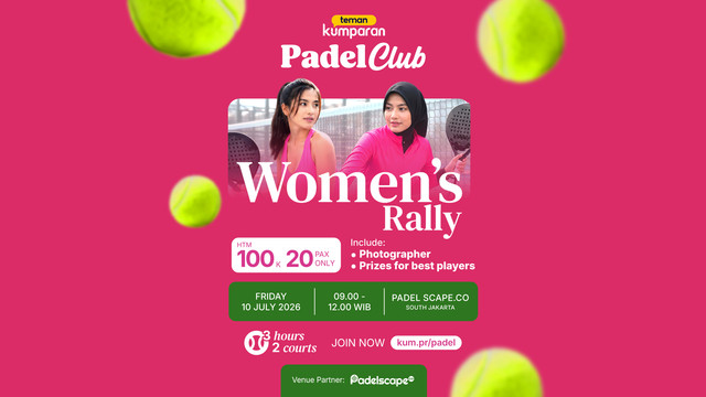 Women's Rally teman kumparan Padel Club. Foto: kumparan