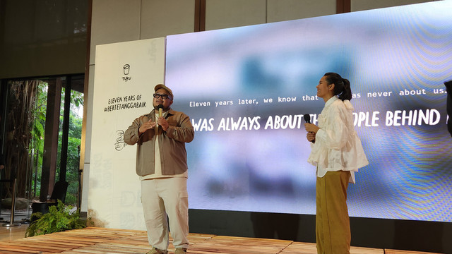 Acara Ultah ke-11 Toko Kopi TUKU di Urban Forest Cipete, Jakarta. Foto: Azalia Amadea/Kumparan