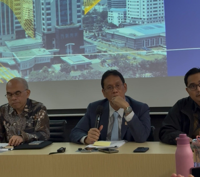 Menteri Keuangan Purbaya dalam media briefing di Kantor Kemenkeu, Jakarta pada Jumat (26/6/2026). Foto: Argya D. Maheswara/kumparan 