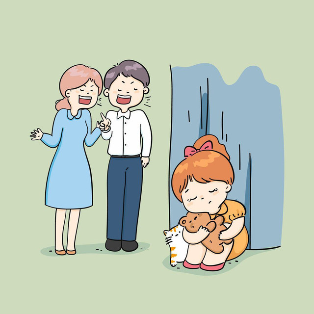 Ilustrasi anak korban KDRT, sumber: freepik.com