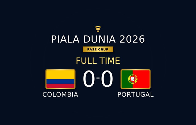 Hasil Piala Dunia 2026: Kolombia dan Portugal Berbagi Angka di Laga Sengit