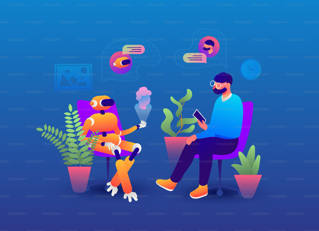 https://unsplash.com/illustrations/scene-man-and-ai-interaction-a-simple-yet-powerful-illustration-captures-a-man-seated-in-a-room-engrossed-in-conversation-with-an-artificial-intelligence-the-ambiance-reflects-a-blend-of-technological-sophistication-and-human-connection-illustrating-the-e-YTgRb3GDRg4