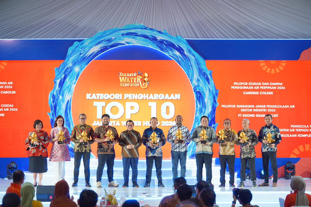 PAM JAYA gelar Jakarta Water Hero 2026 di Balaikota DKI Jakarta, Jumat (26/6/2026). Foto: PAM JAYA