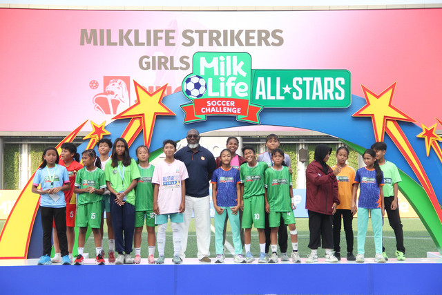Para pemain terpilih untuk mengikuti ajang SingaCup 2026 di Singapura kategori U14. Foto: Vega Ma'arijil Ula/kumparan