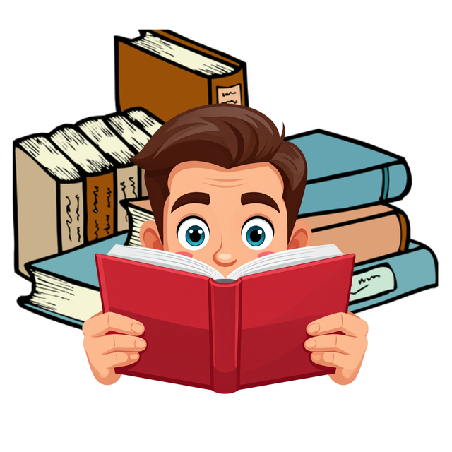 Ilustrasi anak Hobi Membaca _ Hasil Edit Pribadi by Canva