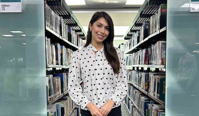 Clara Shafira Krebs, Alumni Program Studi Manajemen Universitas Pelita Harapan (UPH) angkatan 2020 yang berhasil meraih gelar Miss Universe Indonesia 2024.