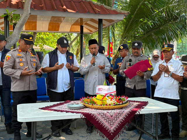 Dirkrimun Polda Metro Jaya Kombes Pol Iman Imanuddin HUT Bhayangkara ke-80 di Kepulauan Seribu, Rabu (1/7). Foto: Rayyan Farhansyah/kumparan