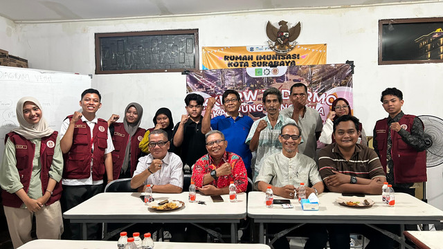 Dokumentasi FGD bersama RW dan RT serta perwakilan masyarakat RW 10 Darmo milik pribadi