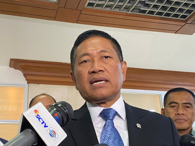 Wakil Menteri Pertahanan, Donny Ermawan Taufanto di Kompleks Parlemen, Senayan, Jakarta, Rabu (1/7/2026). Foto: Aditya Nugraha/kumparan