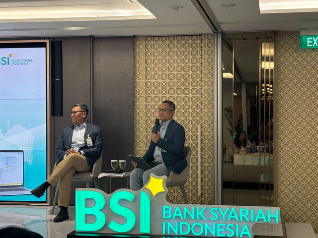 Direktur Utama BSI, Anggoro Eko Cahyo dalam acara Ngopi bareng Media di Kantor BSI, Jakarta pada Rabu (1/7/2026). Foto: Argya D. Maheswara/kumparan