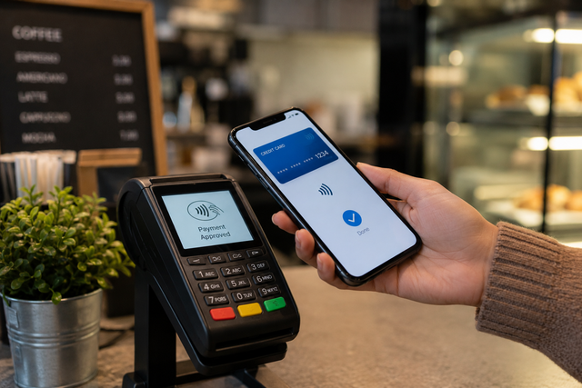 Ilustrasi pembayaran digital menggunakan QR Code sebagai bagian dari perkembangan cashless society yang mempermudah transaksi sekaligus menuntut pengelolaan keuangan yang bijak. (Sumber: Dokumen Pribadi)