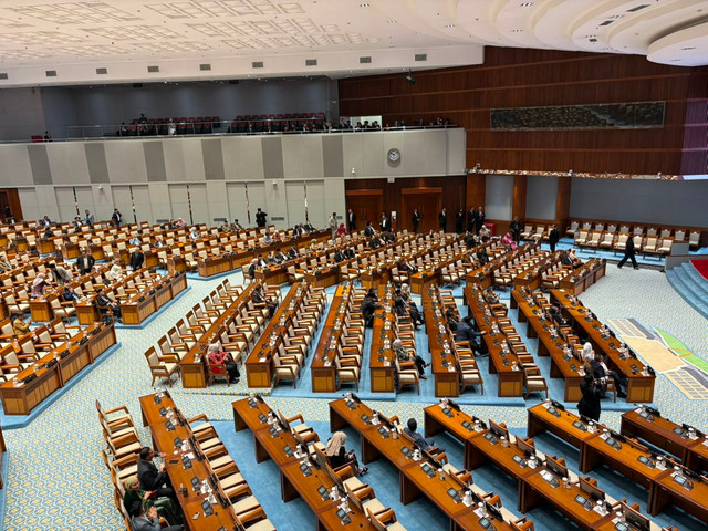 Suasana Rapat Paripurna ke-23 Masa Persidangan V Tahun Sidang 2025-2026 di Kompleks Parlemen, Senayan, Jakarta, pada Kamis (2/7/2026). Foto: Nasywa Athifah/kumparan