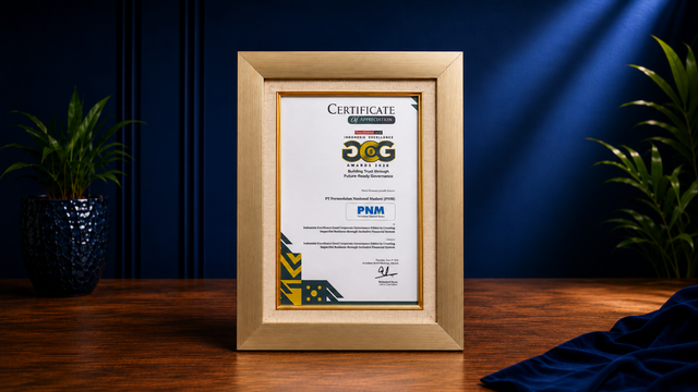 PNM berhasil meraih penghargaan Indonesia Excellence Good Corporate Governance Ethics in Creating Impactful Business through Inclusive Financial System dalam ajang Indonesia Excellence GCG Awards 2026. Foto: Dok. PNM