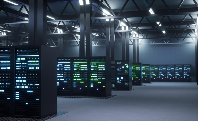 Ilustrasi Data Center AI. Sumber: Magnific
