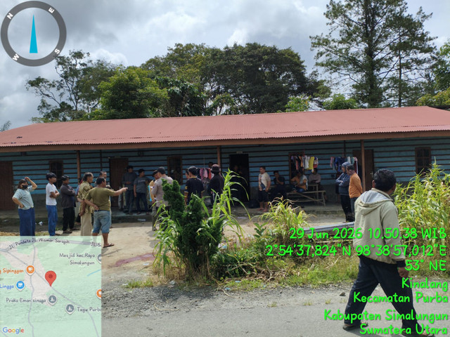 Lokasi penganiayaan suami terhadap istrinya hingga tewas dengan menggunakan martil.  Foto: Dok. Polres Simalungun