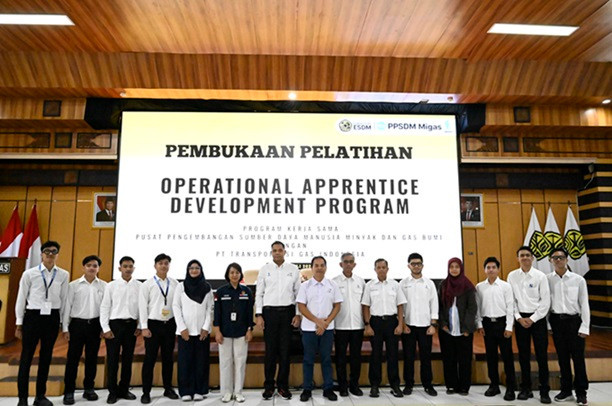 Pembukaan pelatihan Operational Apprentice Development Program kerja sama antara PPSDM Migas dengan PT TGI. (Dok. Humas PPSDM Migas)