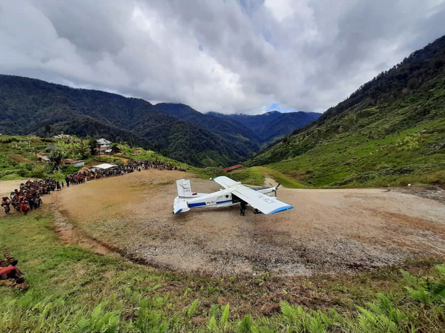 Pesawat PK-RCY. Foto: Instagram/ @amapapua