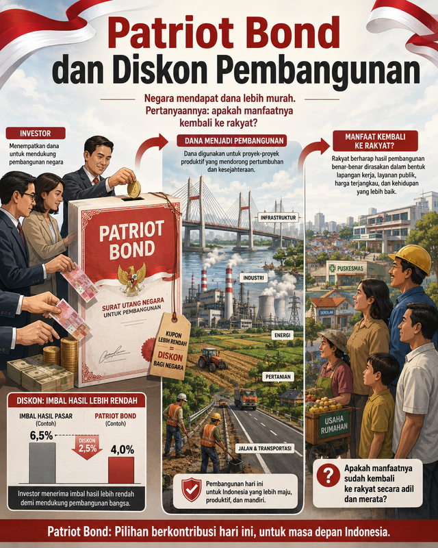 Ilustrasi Patriot Bond. Foto generated by AI