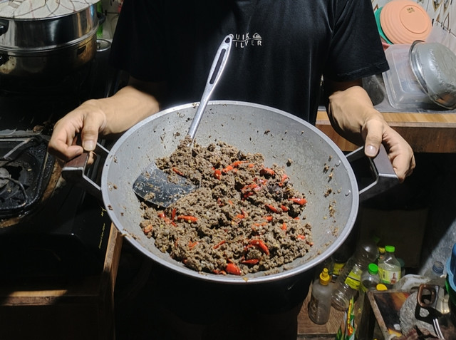 Masakan Dondong Burung : Dokumentasi Pribadi