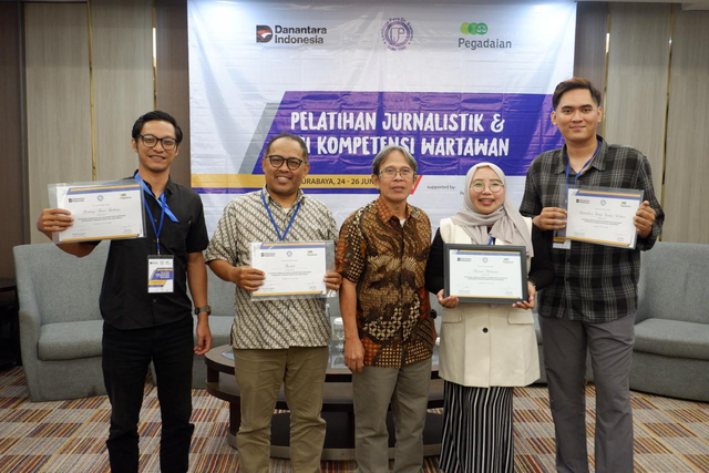 Pegadaian bekerja sama dengan Lembaga Pers Dr. Soetomo (LPDS) gelar Uji Kompetensi Wartawan (UKW) 2026 di Surabaya pada 24–26 Juni 2026. Foto: Dok. Pegadaian