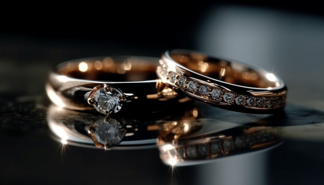 Ilustrasi Cincin Nikah Couple, Foto: Unsplash/One Carat Store