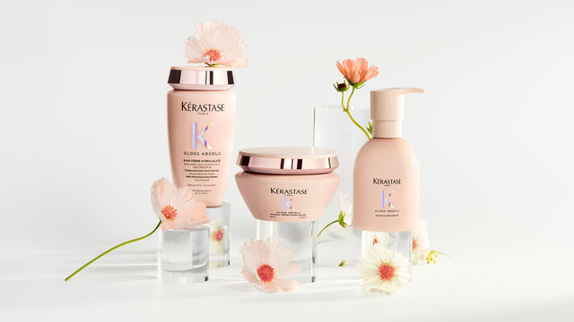 Kérastase rilis lini Gloss Absolu Crème, rangkaian perawatan untuk rambut tebal dan bergelombang agar tampak sehat berkilau. Foto: Kérastase
