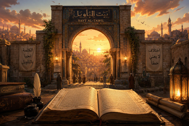 Ilustrasi kota seribu tafsir. (Ilustrasi: AI)