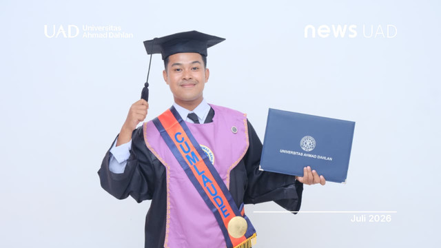 Irgiawan Aditya Rangga Alumnus Universitas Ahmad Dahlan (UAD) dengan segudang prestasi akademik dan nonakademik (Foto. Irgiawan)