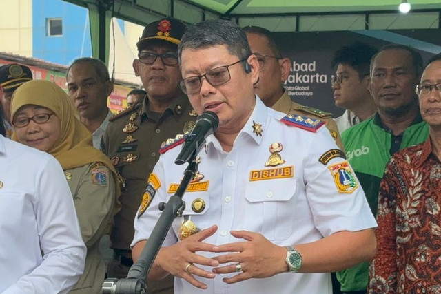 Kepala Dinas Perhubungan DKI Jakarta Budi Awaluddin saat ditemui di kawasan Jakarta Pusat, Selasa (7/7/2026). Foto: Nauval Pratama/kumparan