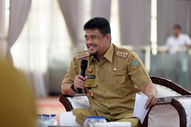 Gubernur Sumatera Utara (Sumut) Bobby Nasution dalam Rapat Paripurna DPRD Provinsi Sumut, Kota Medan, Rabu (1/7/2026). Foto: Dok. Diskominfo Sumut