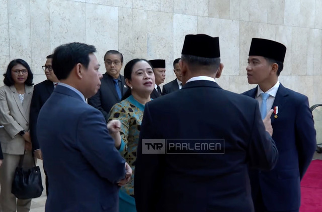 Suasana penyambutan kunjungan kenegaraan Perdana Menteri India di Jakarta, Selasa (7/7/2026). Foto: YouTube/ TVR Parlemen