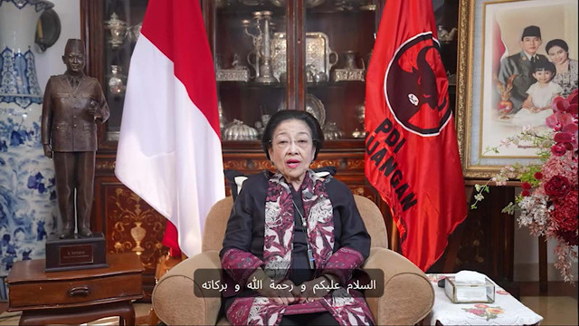 Ucapan duka dari Presiden ke 5 RI Megawati Soekarno Putri atas wafatnya Ayatollah Ali Khamenei. Foto: Dok. PDIP
