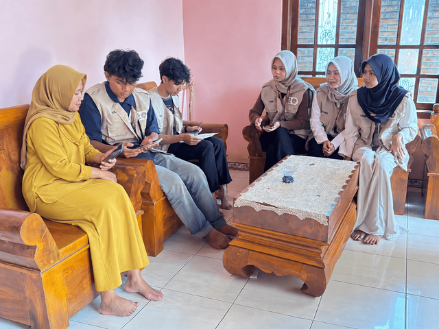 Dokumentasi kontrolling ke rumah pelaku UMKM