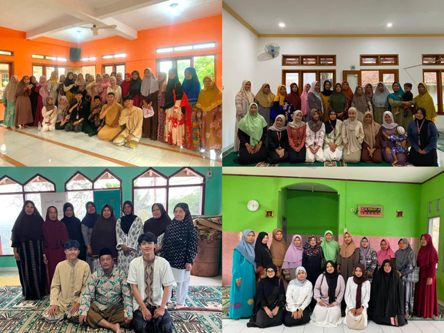 Gambar : KKN UPI mengikuti pengajian Rutin Desa Sundamekar Sumber : Dokumentasi KKN UPI (2026)