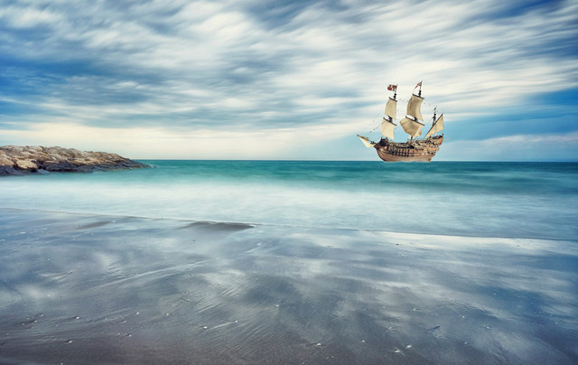 Ilustrasi Kedatangan Bangsa Eropa. Foto: Pixabay.