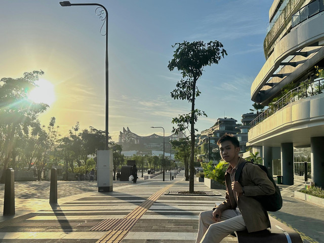 Mahasiswa Arsitektur melakukan observasi lapangan di Kawasan Inti Pusat Pemerintahan (KIPP) Ibu Kota Nusantara sebagai bagian dari pembelajaran mengenai perencanaan kota, arsitektur, dan pembangunan kawasan