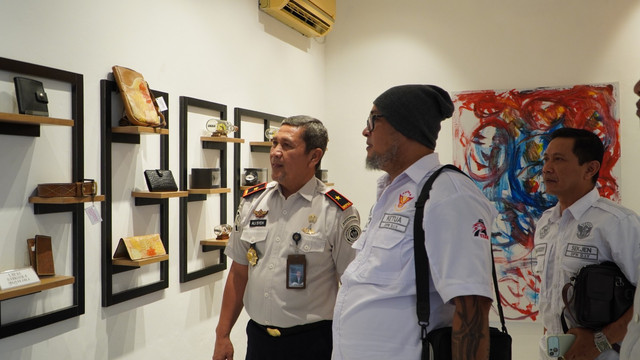 peninjauan galery hasil karya wbp diy oleh squad nusantara