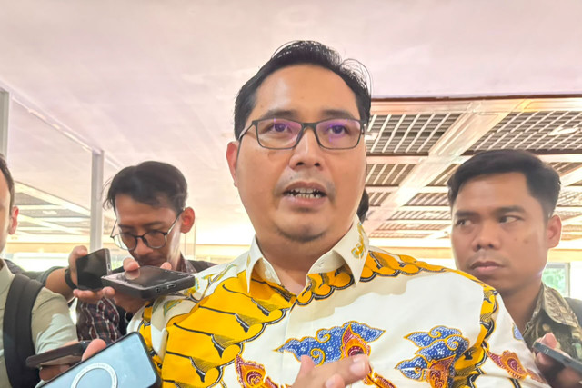 Direktur Jenderal Stabilitas dan Pengembangan Sektor Keuangan Kementerian Keuangan Herman Saheruddin di Kompleks Parlemen RI, Rabu (8/7/2026). Foto: Ave Airiza Gunanto/kumparan