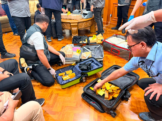 Temuan hasil penggeledahan di TKP Rumah Sentul, Bogor, Jawa Barat. Foto: Dok. Istimewa